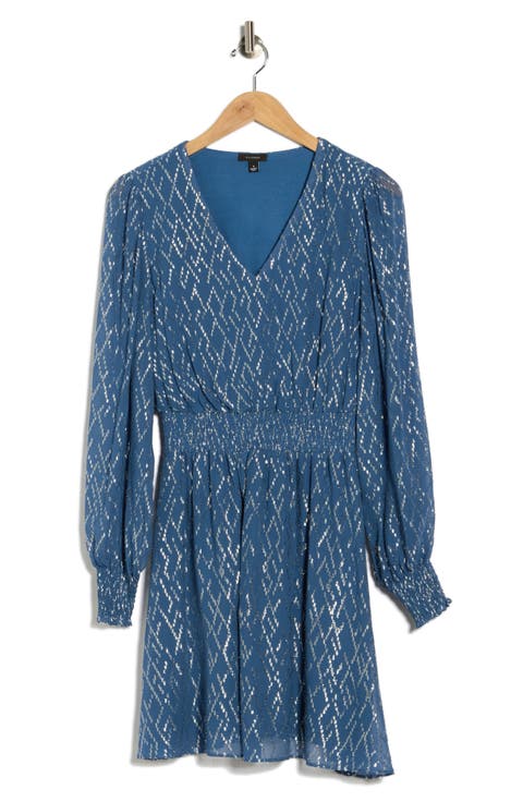 Argyle Long Sleeve Dress