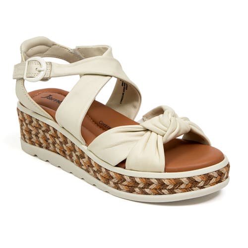 Jambu Diana Wedge Sandal In Eggshell