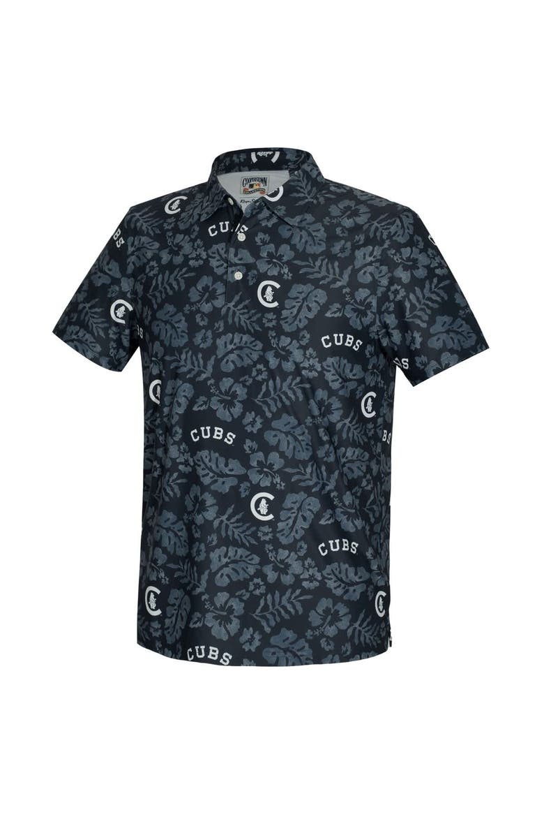 Men's Reyn Spooner  Navy Chicago Cubs Cooperstown Pua Performance Polo, Alternate, color, Navy