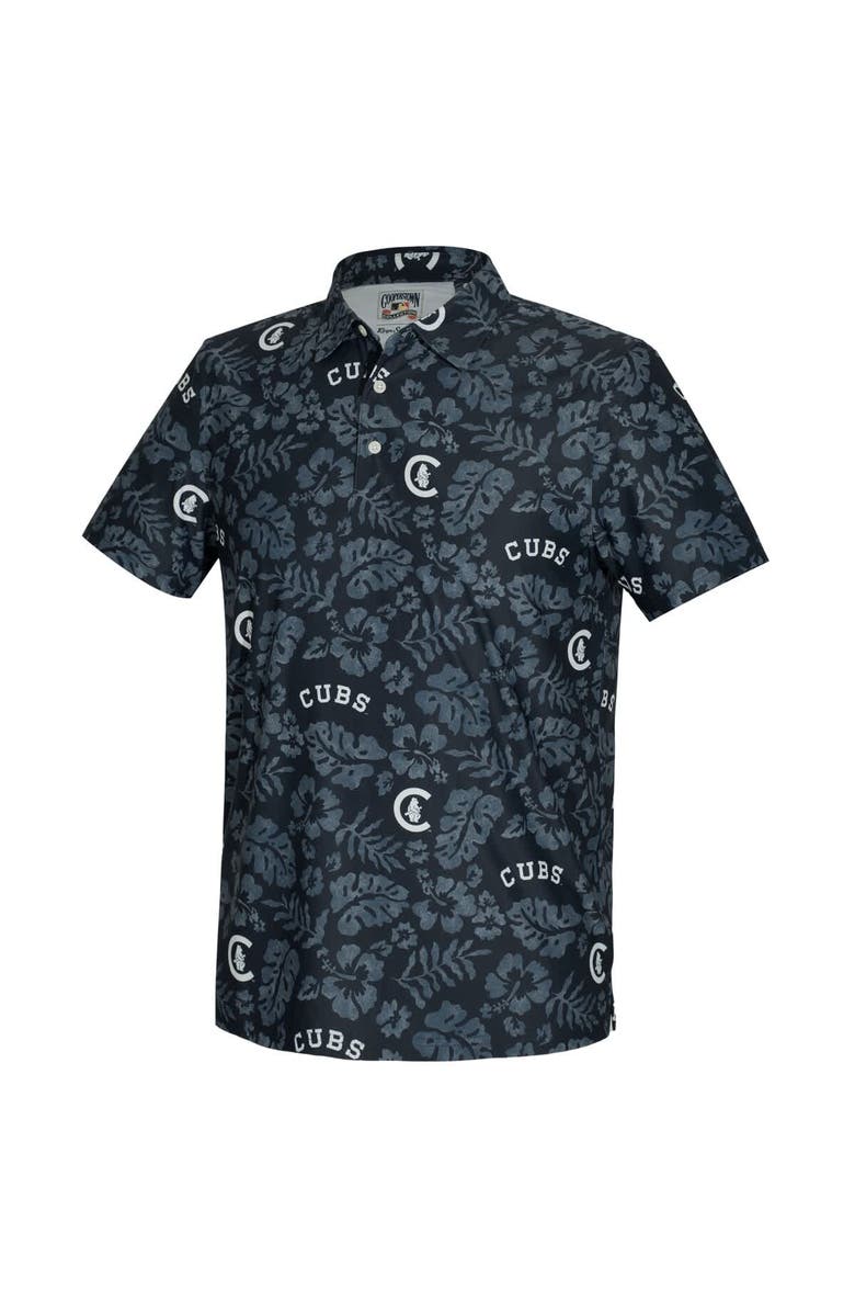 Reyn Spooner Men's Reyn Spooner Navy Chicago Cubs Cooperstown Pua Performance Polo, Alternate, color, Navy