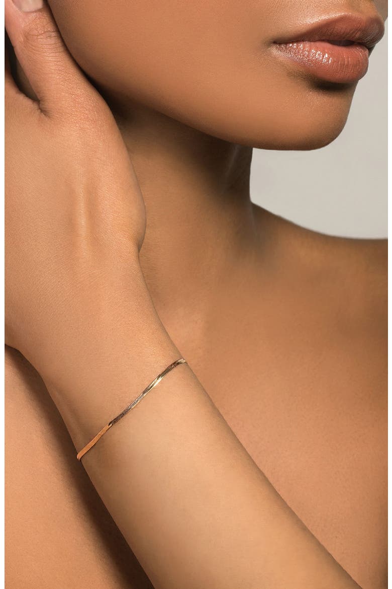 Liquid Gold 14K Gold Chain Bracelet, Alternate, color, YELLOW GOLD