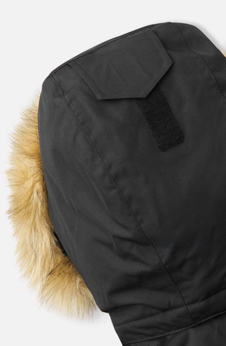 Reima Kids' Serkku Waterproof Down & Feather Fill Jacket with Faux Fur Trim, Alternate, color,