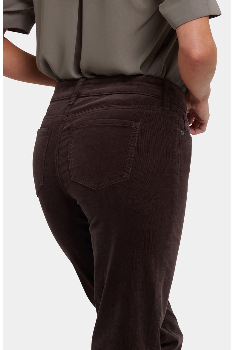Marilyn Corduroy Straight Leg Pants, Alternate, color, BITTER CHOCOLATE
