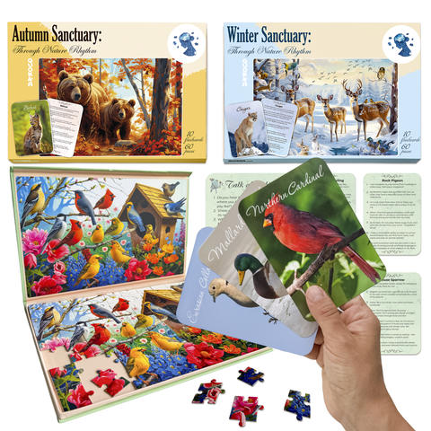 60 Piece Large Jigsaw Puzzles Set for Seniors whith Dementia