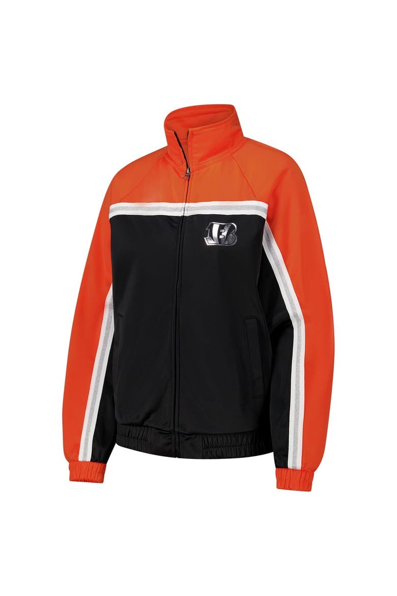 Women's G-III 4Her by Carl Banks Black Cincinnati Bengals Post Game Full-Zip Track Jacket, Alternate, color, Black