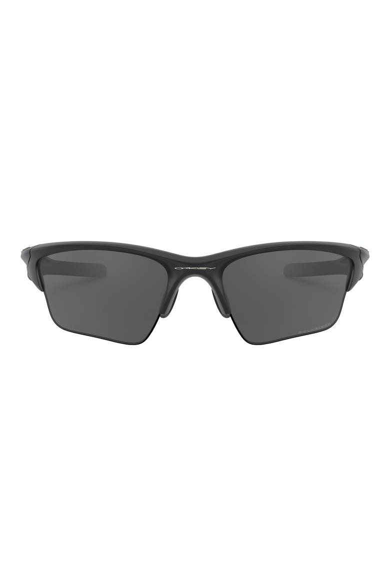 Half Jacket® 2.0 62mm Polarized Rectangular Sunglasses, Main, color, MATTE BLACK