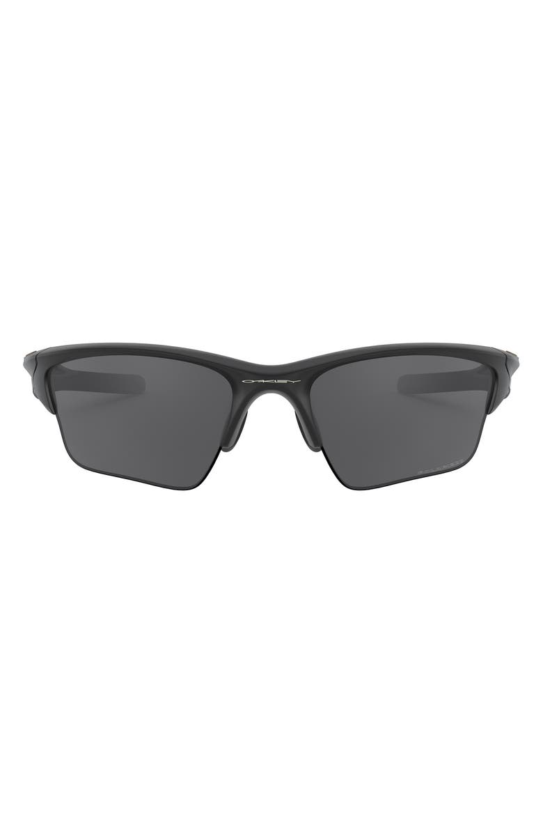 Oakley Half Jacket<sup>®</sup> 2.0 62mm Polarized Rectangular Sunglasses, Main, color, Matte Black