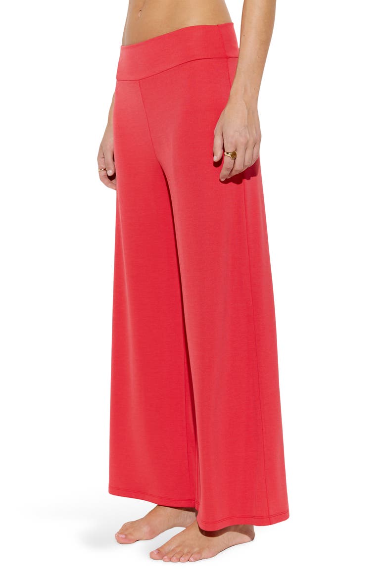 Journey Wide Leg Pants, Alternate, color, SUNSET RED