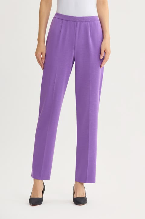 Straight Leg Knit Pants