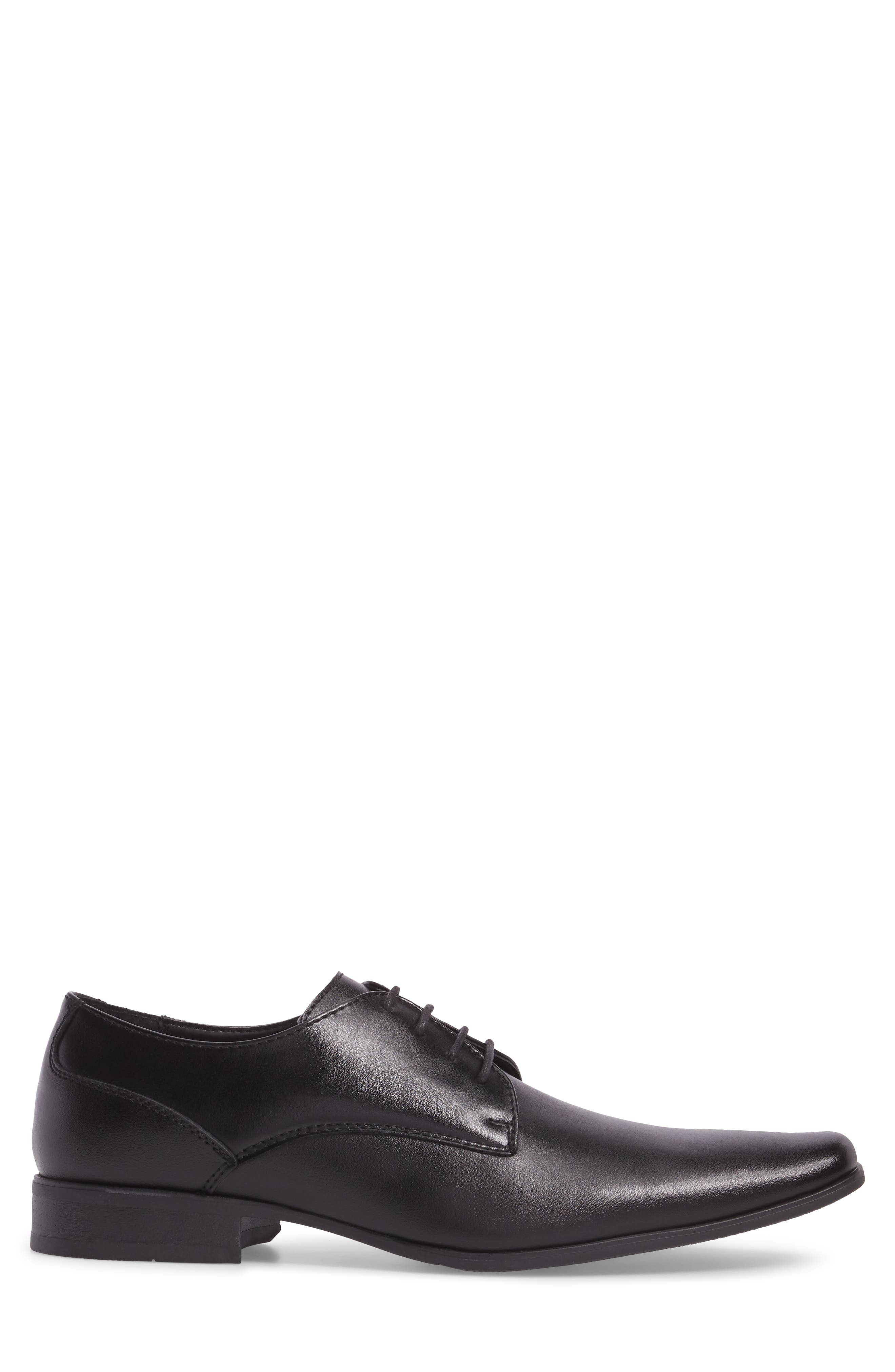 Brodie Plain Toe Derby, Alternate, color, BLACK LEATHER