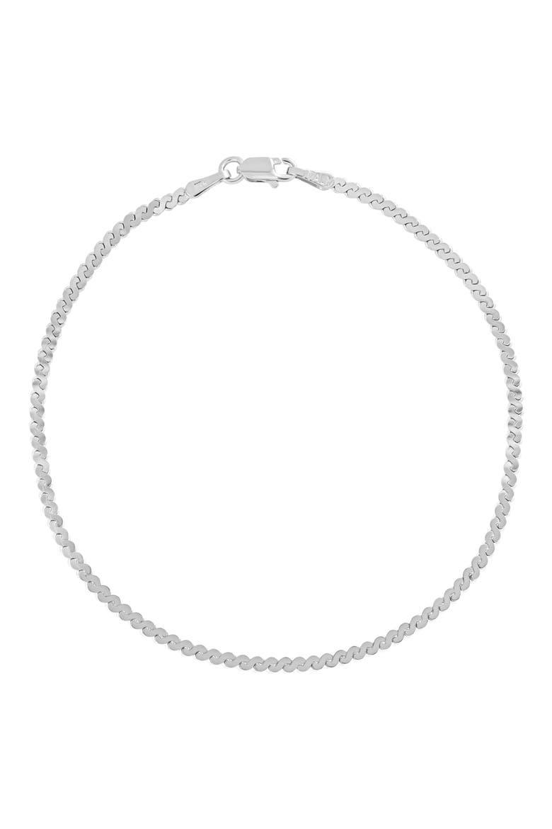 14K Gold Twist Chain Bracelet (Nordstrom Exclusive), Main, color, 14K WHITE GOLD