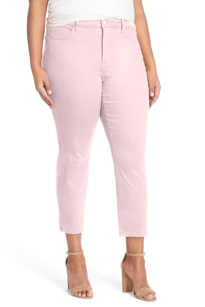 'Clarissa' Stretch Slim Ankle Jeans, Main, color, BARELY PINK