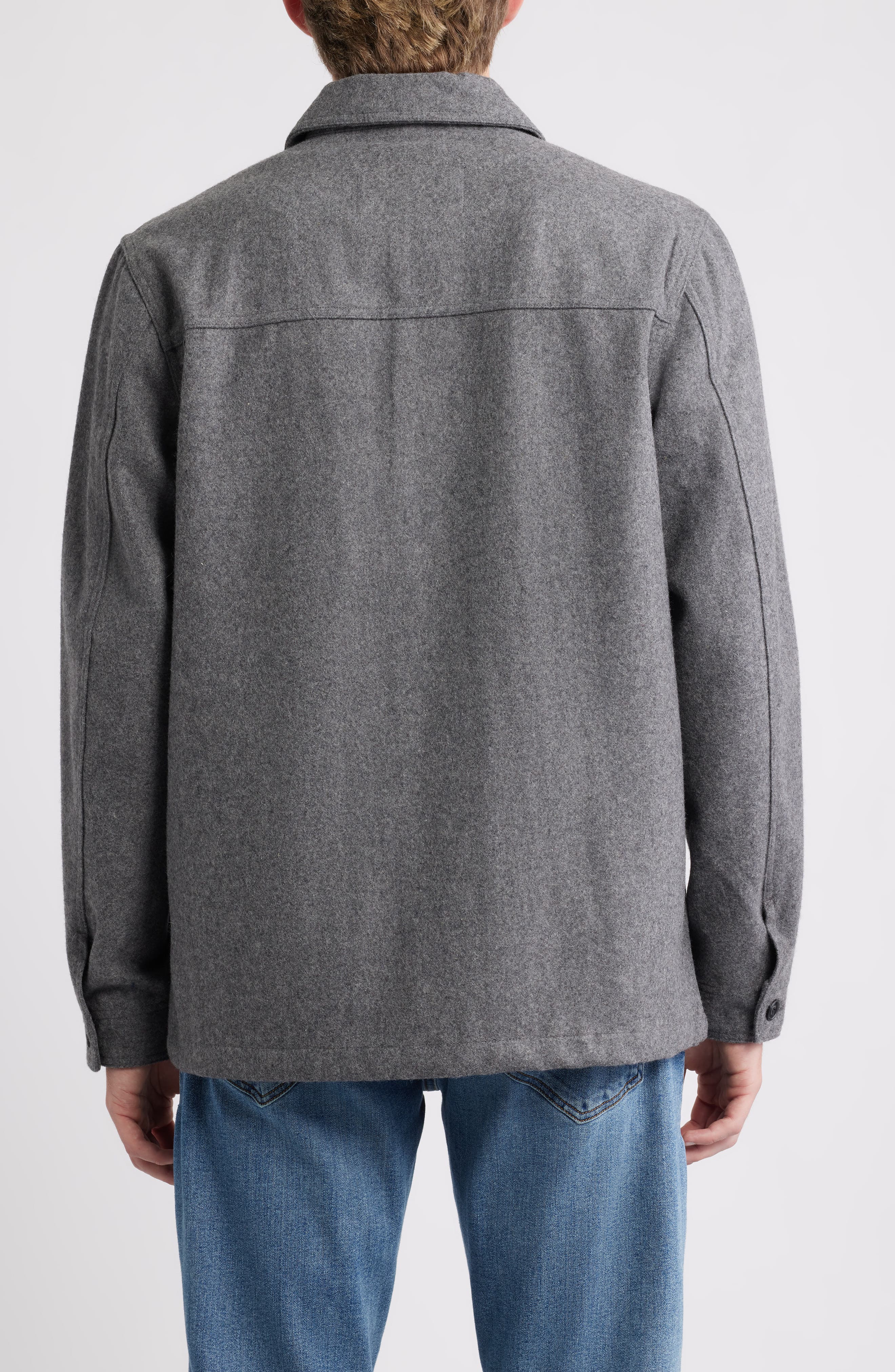 Unlined Wool Blend Chore Jacket - image 2