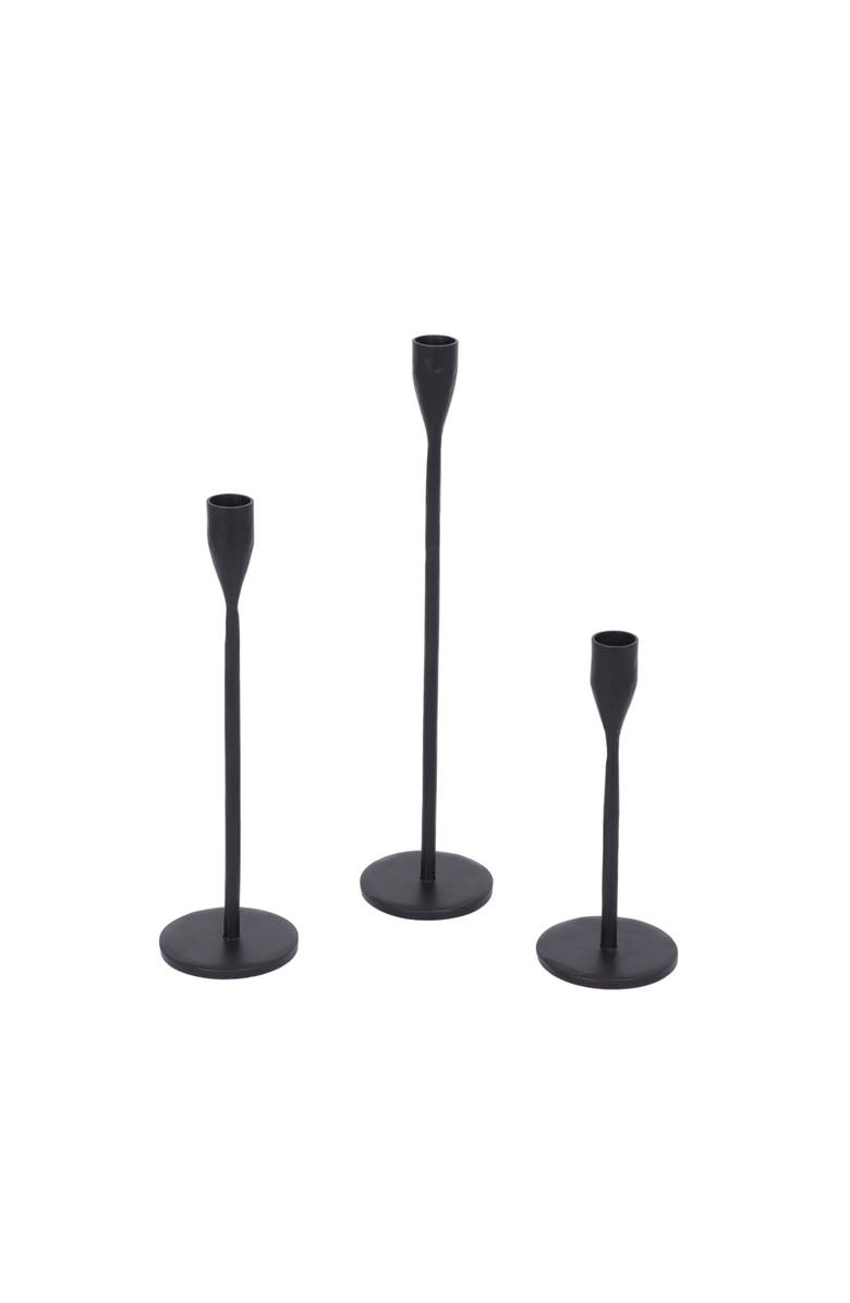 CG Hunter Charlotte Candleholders, Main, color, Black