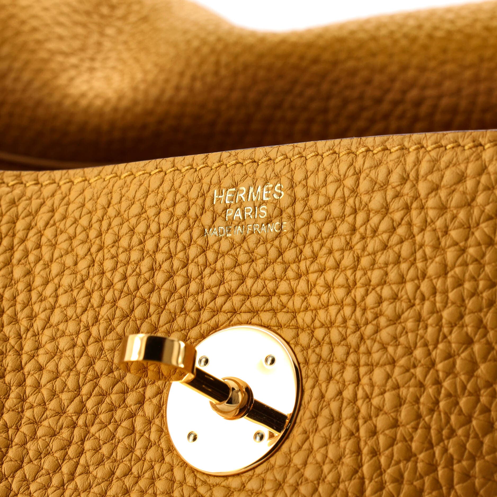 Pre-Owned Hermes Lindy Bag Clemence 30, Alternate, color, Jaune Ambre