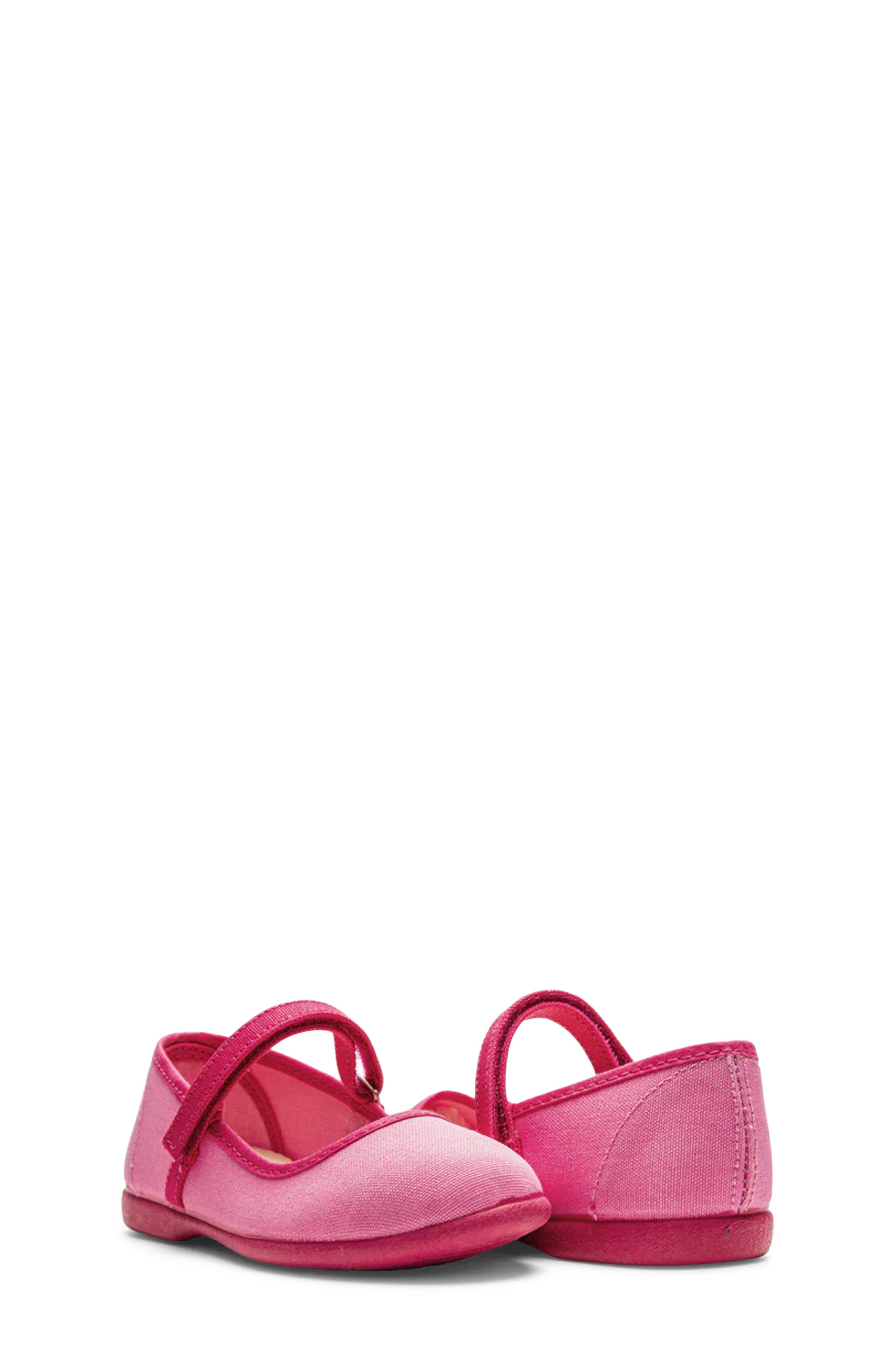 Kids' Evelyn Mary Jane Flat, Alternate, color, PINK