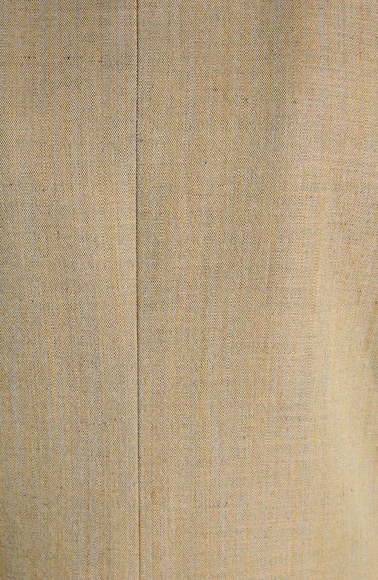 Bottega Veneta Knot Embellished Wool & Linen Blend Jacket, Alternate, color, 3133 Green/ Lava Mel