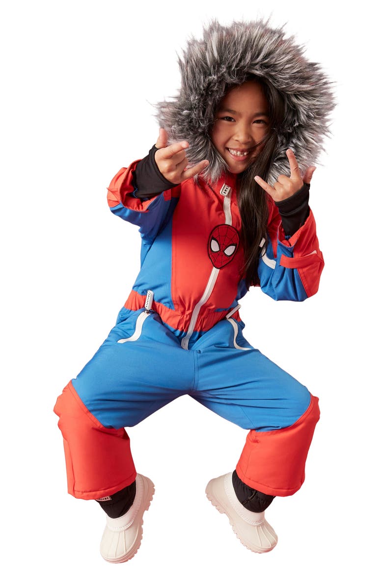 Roarsome Spiderman Ski Suit, Main, color, 