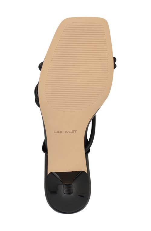 Nine West Hendy Ankle Wrap Sandal In Black