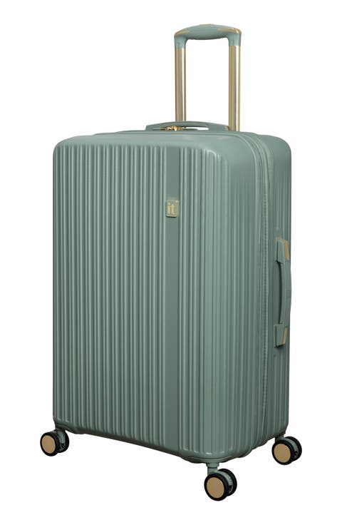 Luxuriant 27-Inch Hardside Checked Expandable Spinner