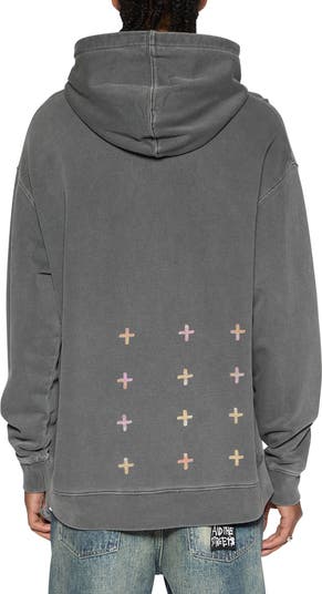 【関税込み】Ksubi グレー World Order Biggie フーディ WORLDORDERBIGGIEHOODIECHARCOAL