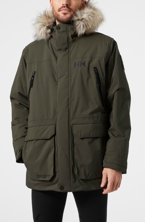 Reine Waterproof Insulated Parka with Faux Fur Trim Hood