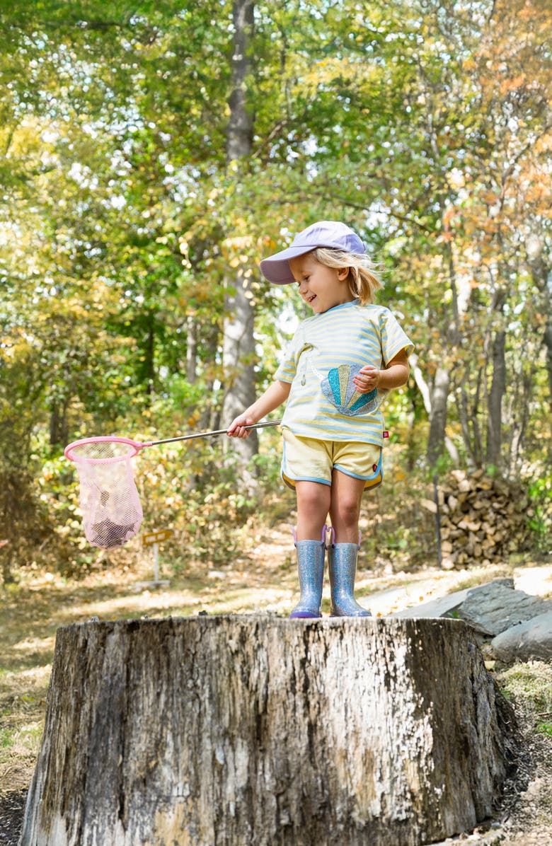 Magnetic Me Kids' Fidget Appliqué Cotton Jersey T-Shirt & Shorts Set, Alternate, color,