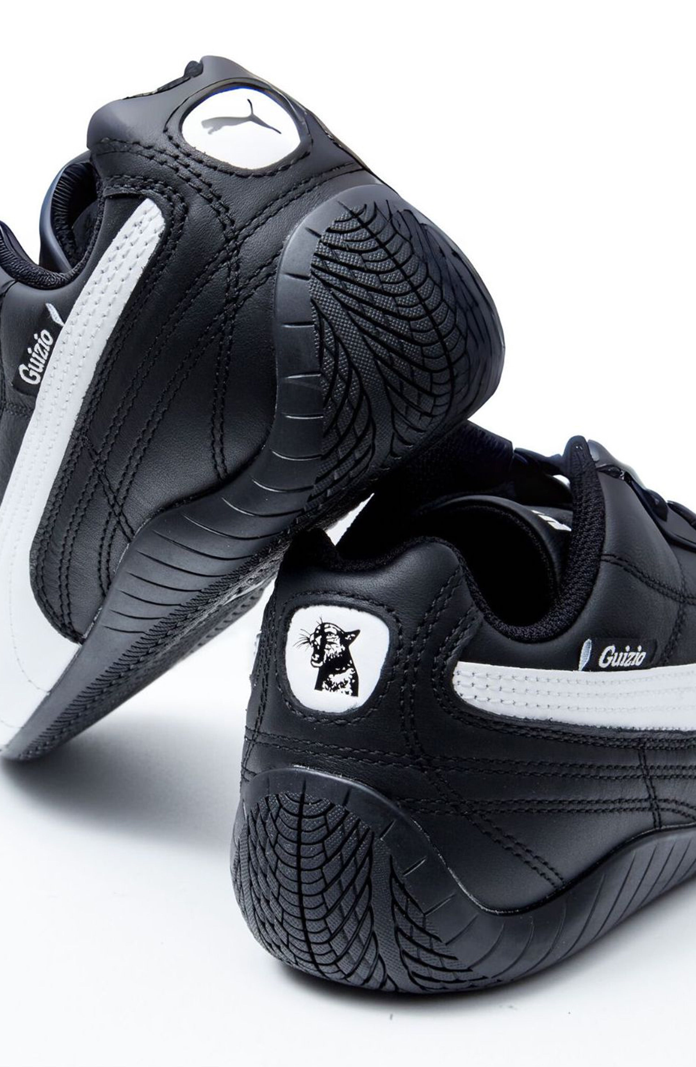 Guizio x Puma Speedcat Shoes, Alternate, color, Black