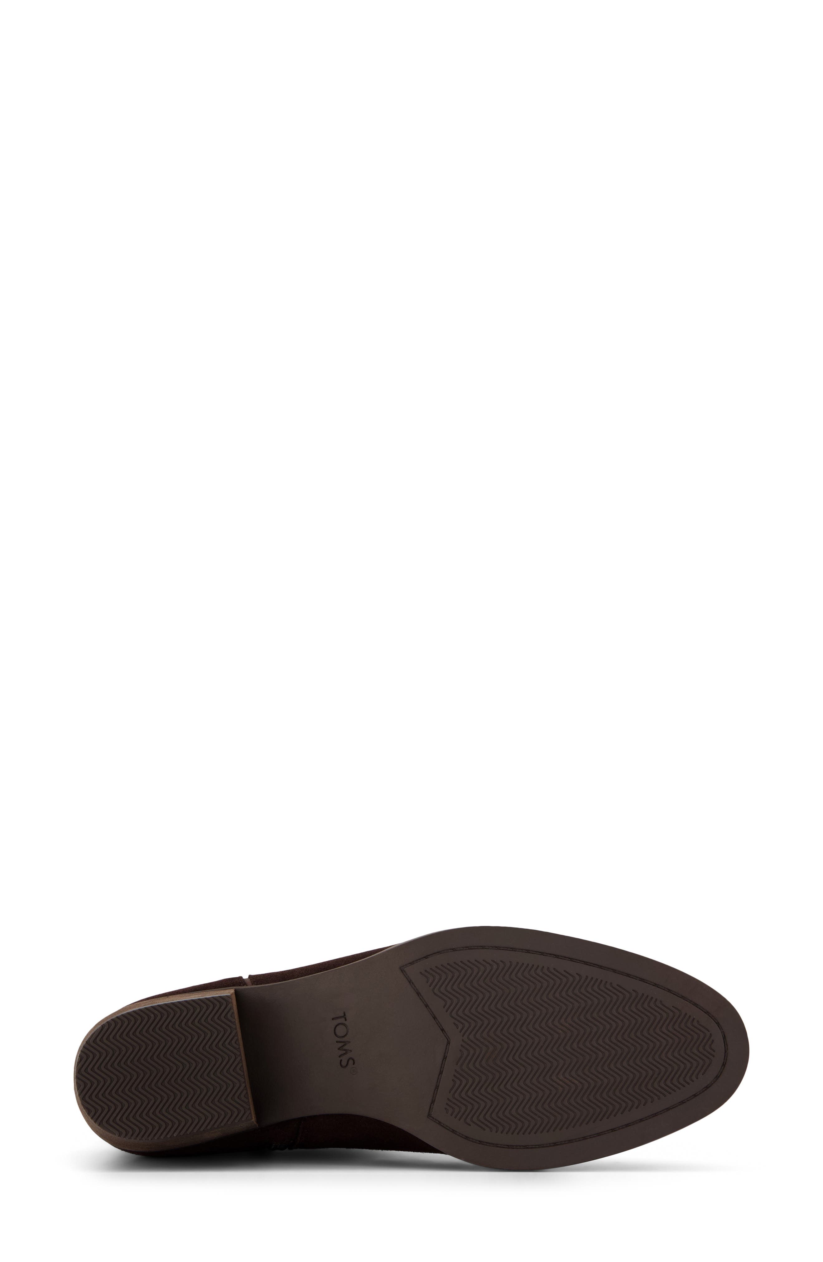 Elia Leather Bootie, Alternate, color, DARK BROWN