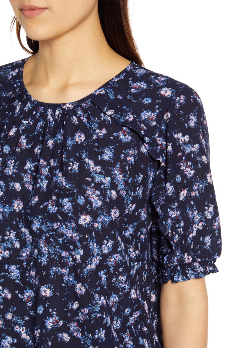 Lucky Brand Lauren Ruffle Top, Alternate, color, 