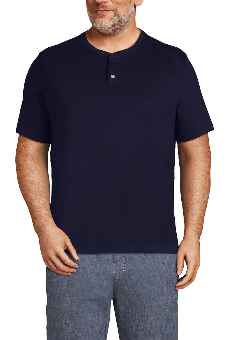 Short Sleeve Super-T Henley, Main, color, Radiant Navy
