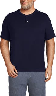 Lands' End Short Sleeve Super-T Henley