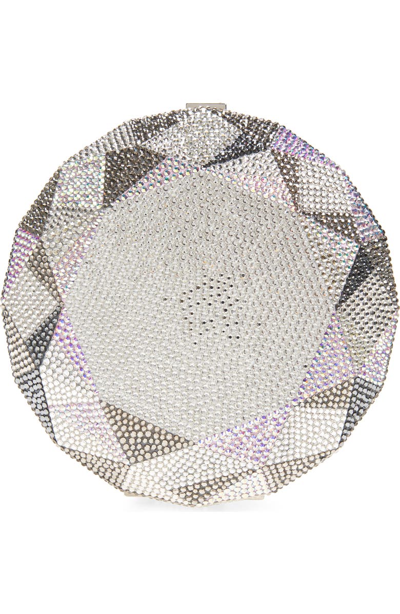 JUDITH LEIBER COUTURE Diamond Flawless Crystal Clutch, Main, color,