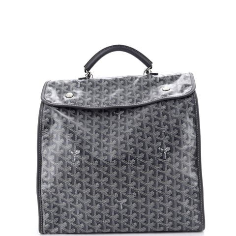 Saint Leger Briefcase Backpack Coated Canvas