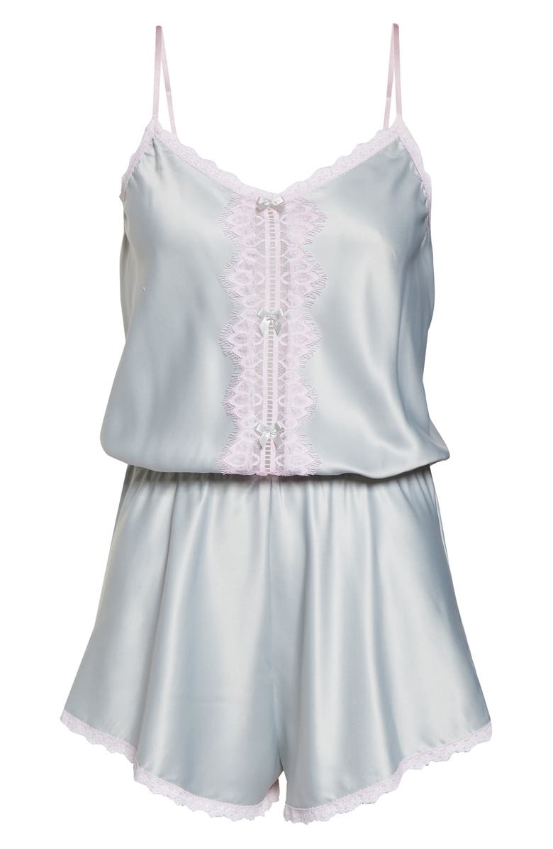 Hanky Panky x Lindsi Lane Suite Dreams Bow Romper, Alternate, color, 