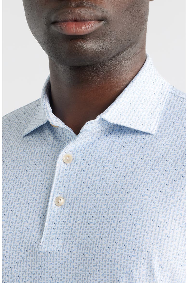 Paper Plane Performance Jersey Polo, Alternate, color, WHITE