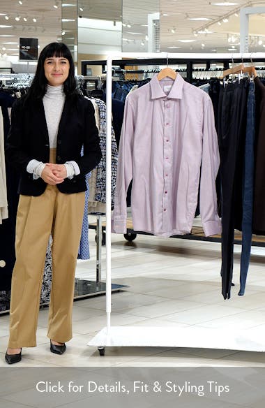 Eton Slim Fit Houndstooth Button-Up Shirt (Men) | Nordstrom
