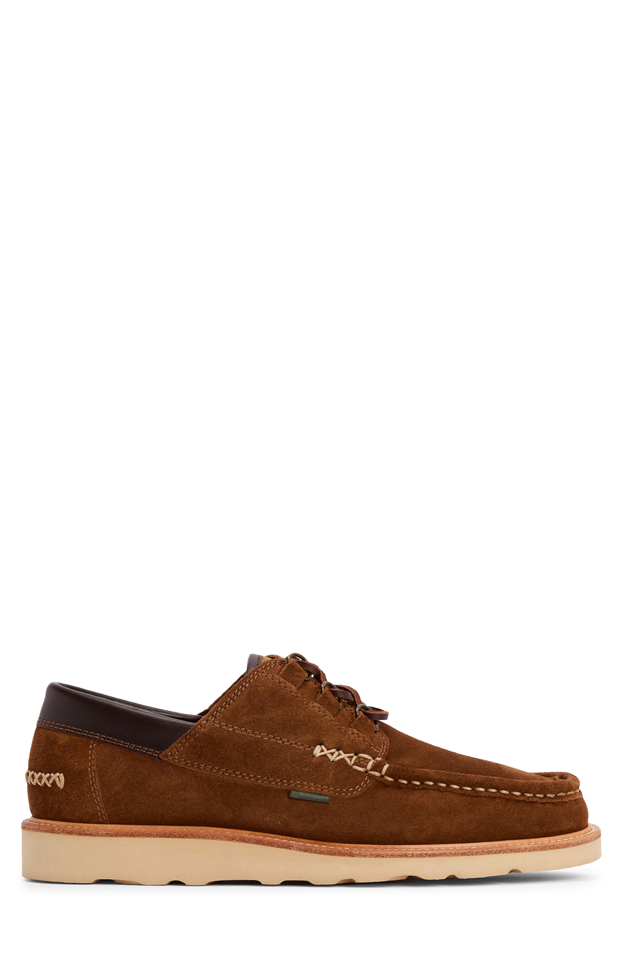 Barbour Murtun Lugged Lace-Up Shoe, Alternate, color, Light Tan Suede