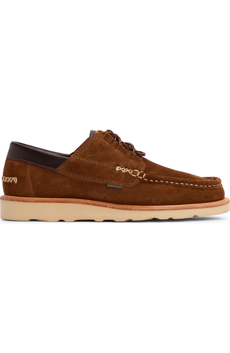 Barbour Murtun Lugged Lace-Up Shoe, Alternate, color, Light Tan Suede
