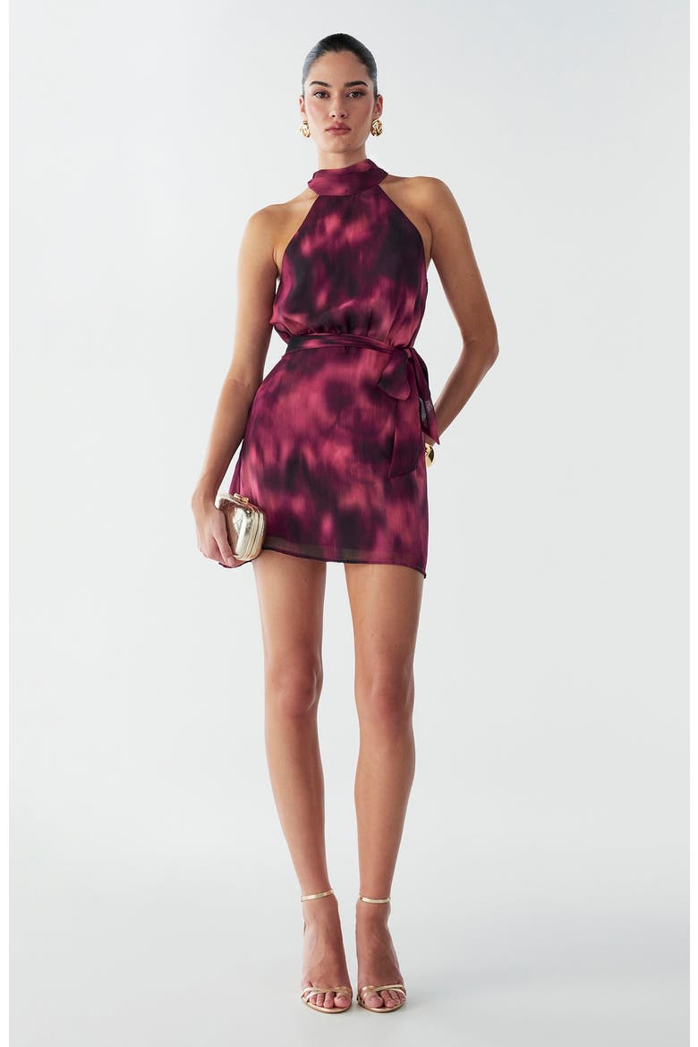 Leisha Dress, Alternate, color, Fuchsia Blur