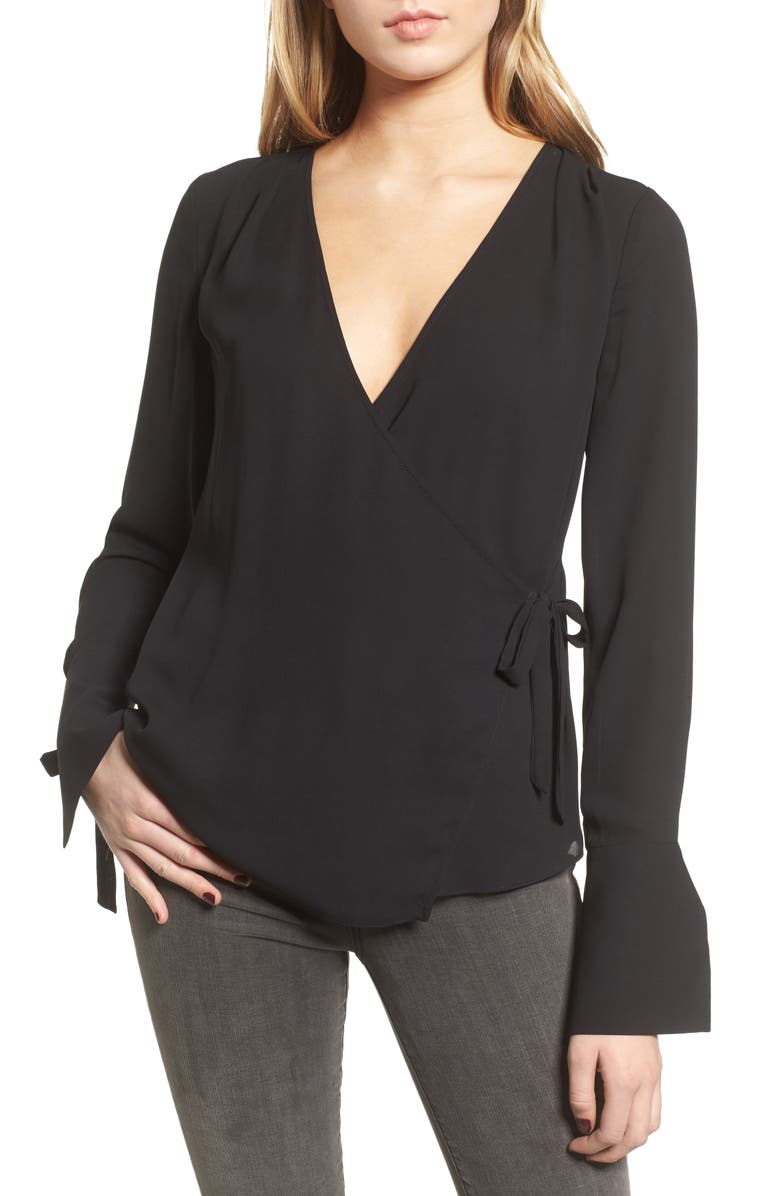Trouvé Wrap Top, Main, color, 