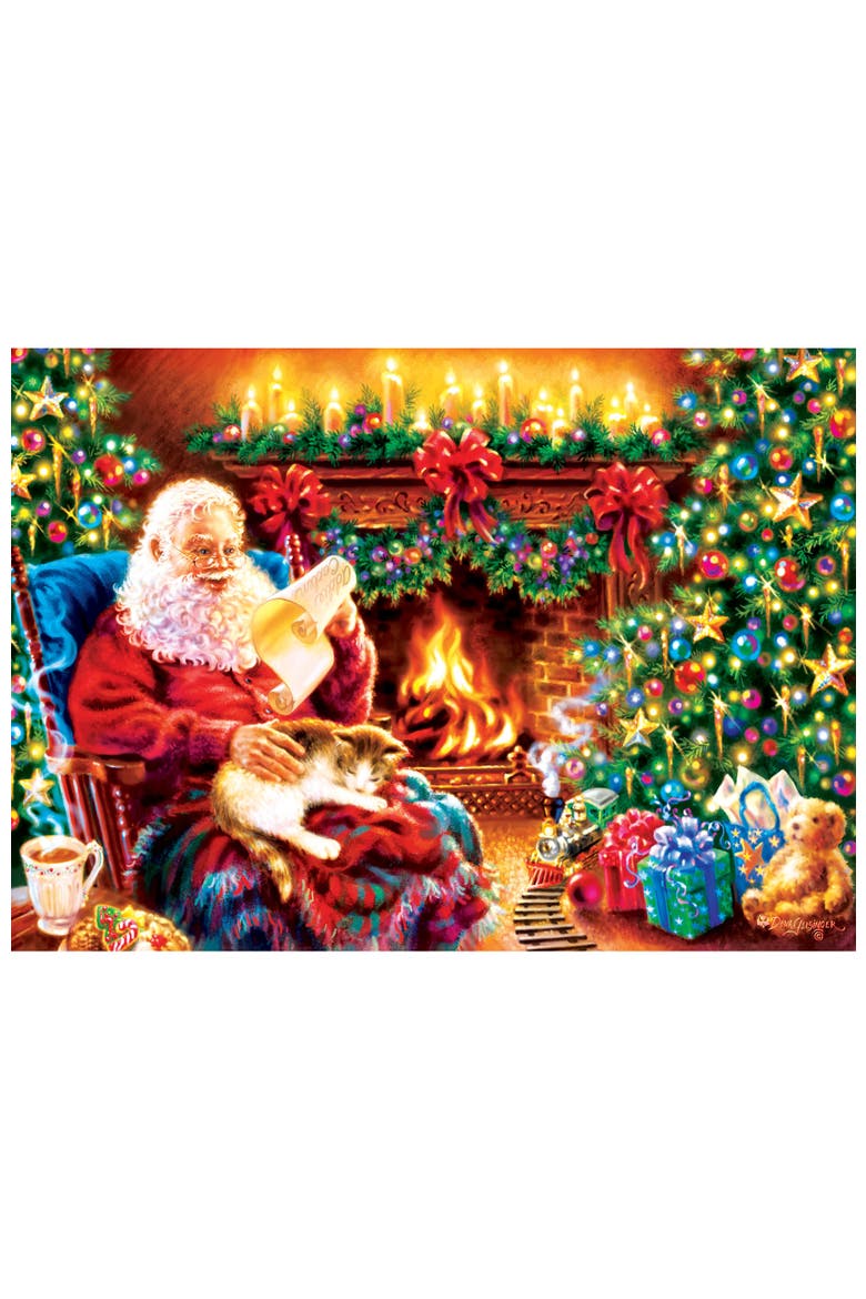 Christmas Dreams 500pc Glitter Puzzle, Alternate, color, Multicolor