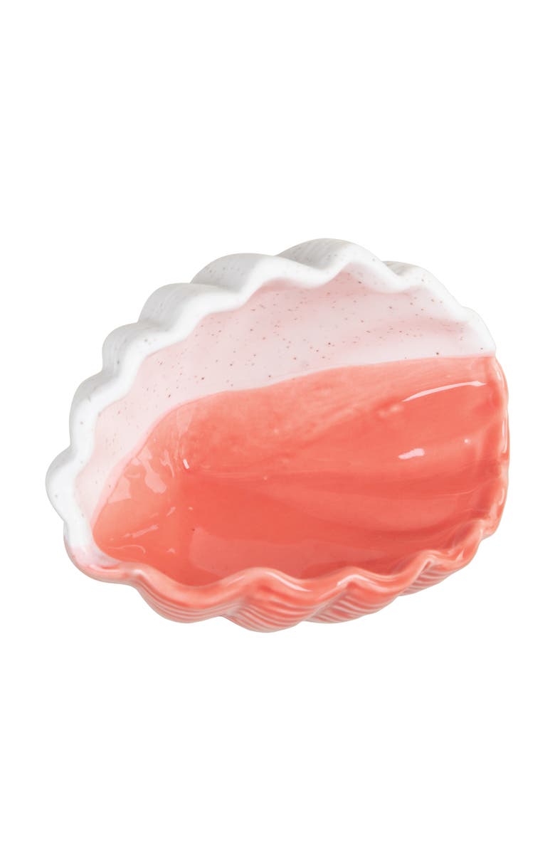 Beachcombers Coral & Bisque Small Shell Bowl, Main, color, Pink
