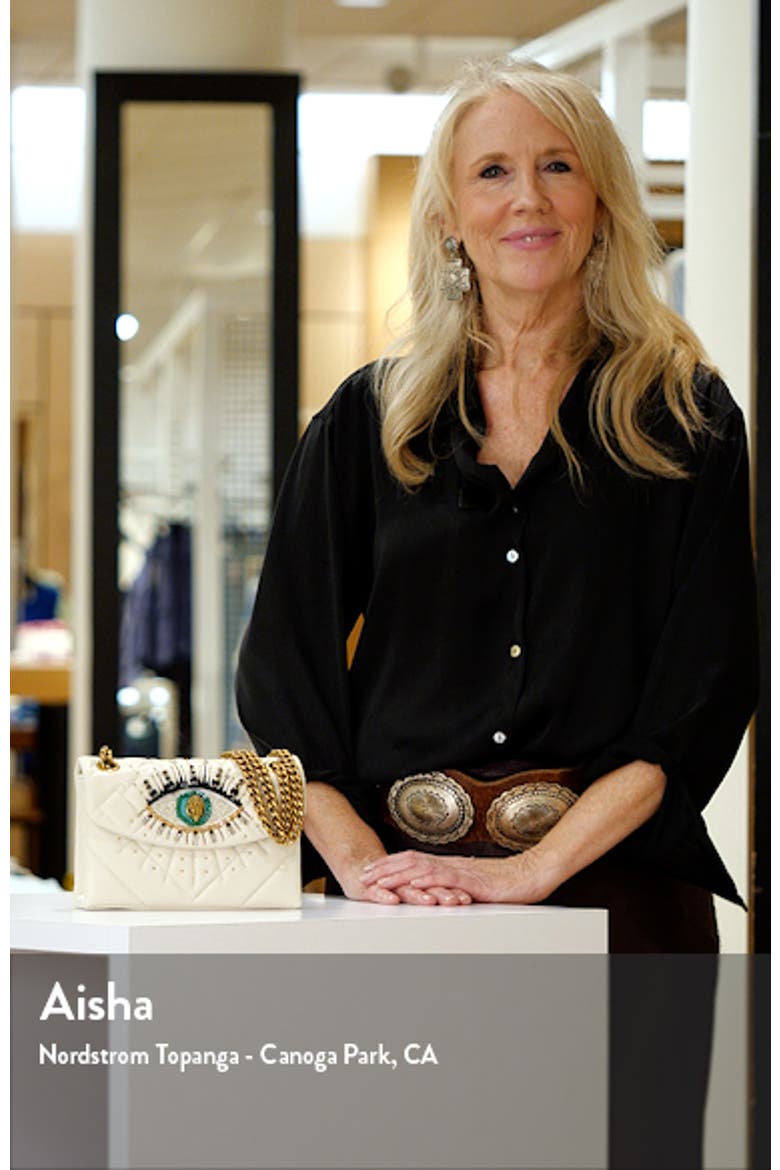 Mini Kensington Eye Quilted Leather Crossbody Bag video