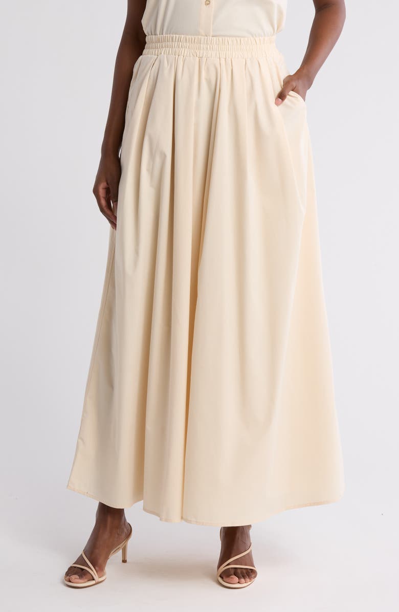 Love By Design Suzanne Maxi Skirt, Main, color, Tapioca