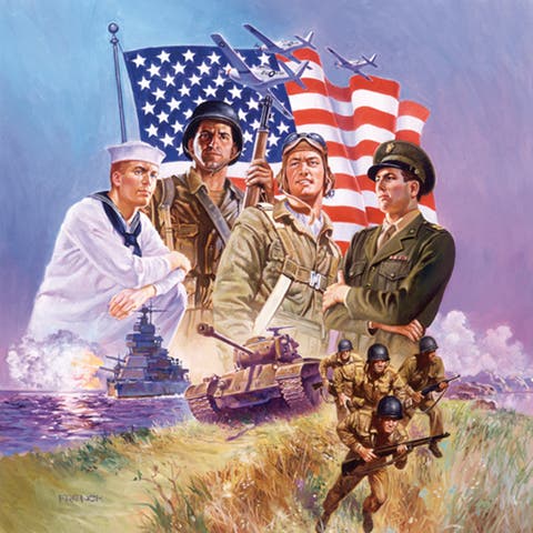 The Armed Forces 500 piece Jigsaw Puzzle for Adults