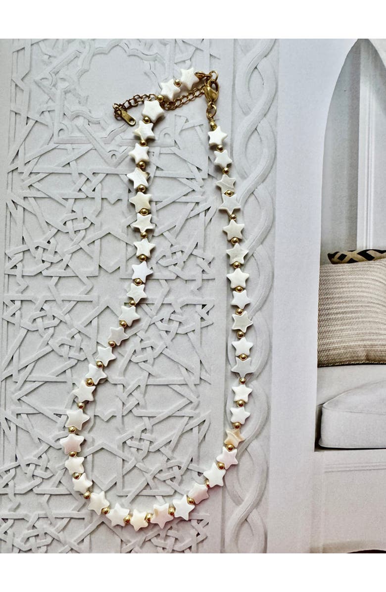 Erin McDermott Jewelry All the Stars in the Sky Necklace, Alternate, color, White