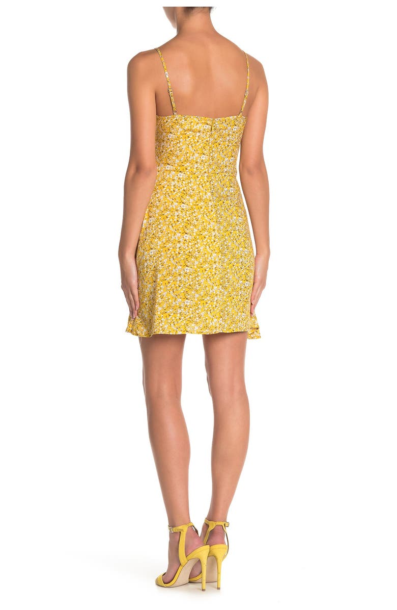 MELLODAY Floral Sleeveless Mini Dress, Main, color, 