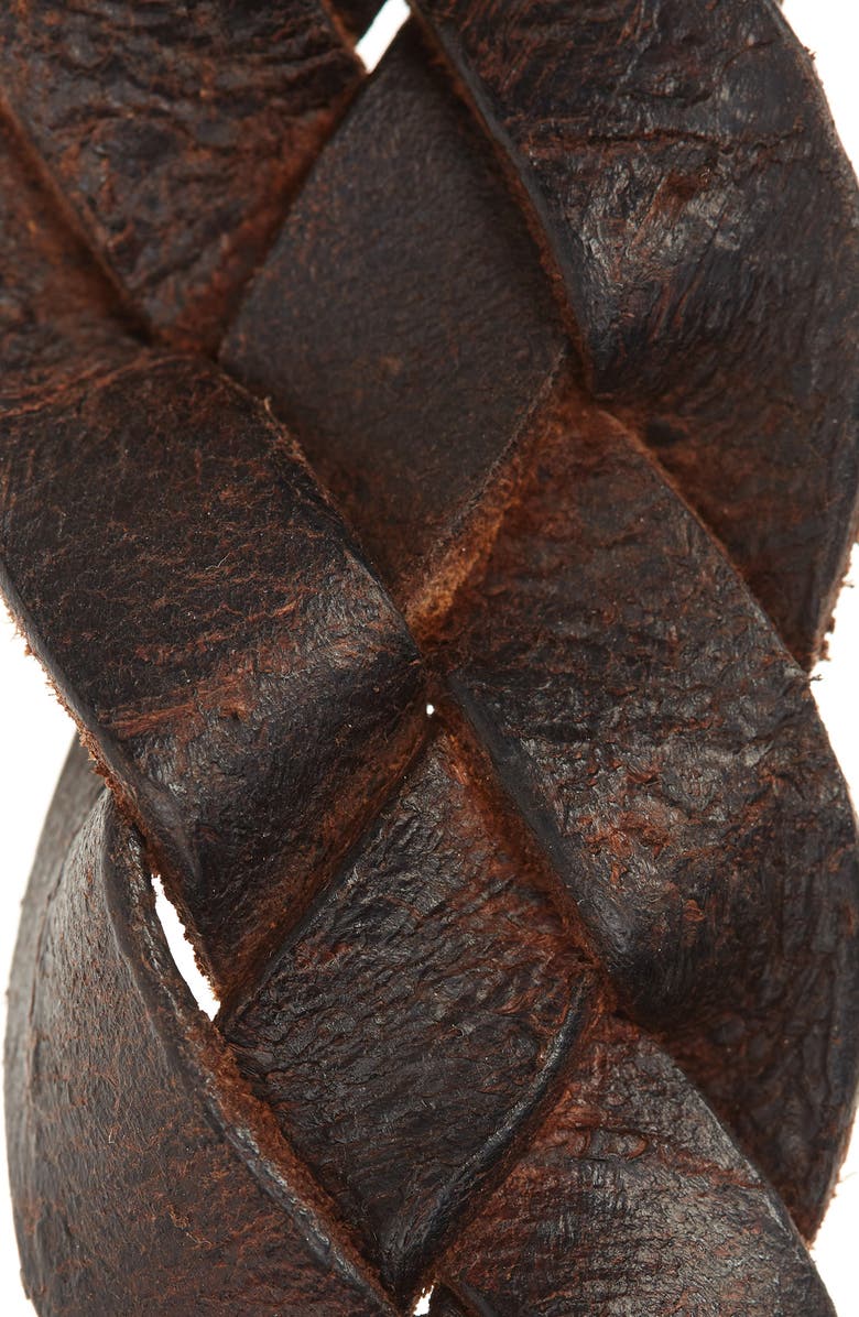 Double RL Conrad Braided Leather Belt, Alternate, color, 