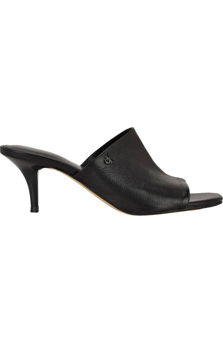 Calvin Klein Chaney Sandal, Alternate, color, Black Leather